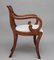 Antique Mahogany Rope Back Armchair, 1830 10