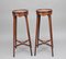 Mahogany and Inlaid Urn Stands, 1900s, Set of 2, Image 3