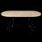 Oval Rubino Marble Mosaic Table from Egram 1