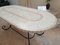 Oval Rubino Marble Mosaic Table from Egram 10