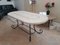 Oval Rubino Marble Mosaic Table from Egram 2