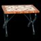 Rectangular Ametista Marble Mosaic Bench from Egram 1