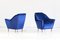 Blue Velvet Armchairs by Ico & Luisa Parisi for Ariberto Colombo, 1951, Set of 2 10