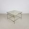 Table Basse Mid-Century en Laiton & Marbre, Italie 1