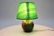 German Multicolored Glass Table Lamp from WMF, 1940s, Image 4