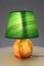 German Multicolored Glass Table Lamp from WMF, 1940s 3