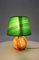 German Multicolored Glass Table Lamp from WMF, 1940s 2