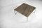 Tavolino da caffè brutalista in metallo con ripiano in pietra, anni '60, Immagine 8