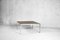 Brutalist Metal Coffee Table with Stone Top, 1960s, Image 9