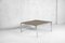 Brutalist Metal Coffee Table with Stone Top, 1960s 1