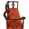 Juego de sillones de nogal tallado, siglo XIX de Testolini Salviati, década de 1900. Juego de 3, Imagen 7