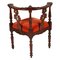 19th-Century Carved Walnut Lounge Set from Testolini Salviati, 1900s, Set of 3, Image 4