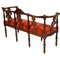 19th-Century Carved Walnut Lounge Set from Testolini Salviati, 1900s, Set of 3, Image 9