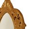 Espejo barroco árabe de madera dorada, siglo XVIII, década de 1700, Imagen 3