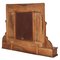 Art Nouveau Walnut Wall Mirror with Shelf & Two Drawers, 1910s 2