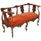 Geschnitztes Zwei-Sitzer Sofa von Testolini & Salviati, 1870er 2