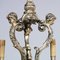 Baroque Louis XIV 6-Light Silver Plated Bronze Chandelier, 1890s 5