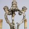 Baroque Louis XIV 6-Light Silver Plated Bronze Chandelier, 1890s, Image 5