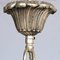Baroque Louis XIV 6-Light Silver Plated Bronze Chandelier, 1890s 7