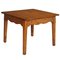 Square Solid Larch Art Deco Dining Table, 1920s, Image 1