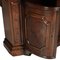 Italian Baroque Renaissance Walnut & Burl Walnut Display Cabinet, 1900s, Image 3