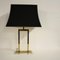 Brass and Acrylic Glass Table Lamp, 1970s 2