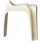 Organic White Plastic Stool, 1970s, Image 3