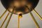 Mid-Century Italian Black & Gold Sputnik Chandelier from Stilnovo, 1960s 8