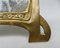 Antique Art Nouveau French Brass Picture Frame 9