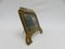 Antique Art Nouveau French Brass Picture Frame 2