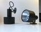 Vintage Danish Black Industrial Wall Lamps from Louis Poulsen, 1970s, Set of 2 2