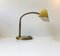 Lampe de Bureau Bankers Mid-Century en Laiton de ES Horn, Danemark, 1950s 7