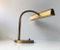 Danish Mid-Century Bankers Desk Lamp in Brass from E. S. Horn, 1950s, Image 3