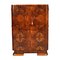 Art Deco Burl Walnut Cabinet from Cantu, 1930s, Image 1