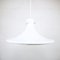 Swedish White Bell Pendant Lamp, 1960s, Image 2