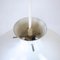 Swedish White Bell Pendant Lamp, 1960s, Image 5