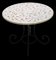 Round Corallo Marble Mosaic Table from Egram 1