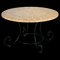 Round Diamante Marble Mosaic Table from Egram, Image 1