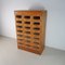 Vintage Oak 21-Drawer Haberdashery Cabinet, 1930s 3