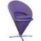 Purple Cone High Stool by Verner Panton for Rosenthal, 1958, Image 1