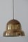 Large Mid-Century Swedish Modern Brass Pendant Lamp from Bergboms, 1950s, Image 6