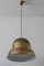 Large Mid-Century Swedish Modern Brass Pendant Lamp from Bergboms, 1950s 8