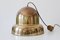 Large Mid-Century Swedish Modern Brass Pendant Lamp from Bergboms, 1950s 11