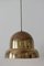 Lámpara colgante sueca Mid-Century Modern grande de latón de Bergboms, años 50, Imagen 2