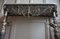 Antique Egyptian Revival Silvered Ormolu & Marble Console Table, Image 3