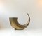 Mid-Century Horn Vase aus Messing, 1940er 2