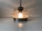 Danish Modern Pressed Glass Pendant Light from Lyfa, 1970s 4