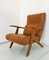 Vintage Brown Skai Chair, 1970s 1