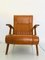 Vintage Brown Skai Chair, 1970s 3