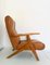 Vintage Brown Skai Chair, 1970s 9